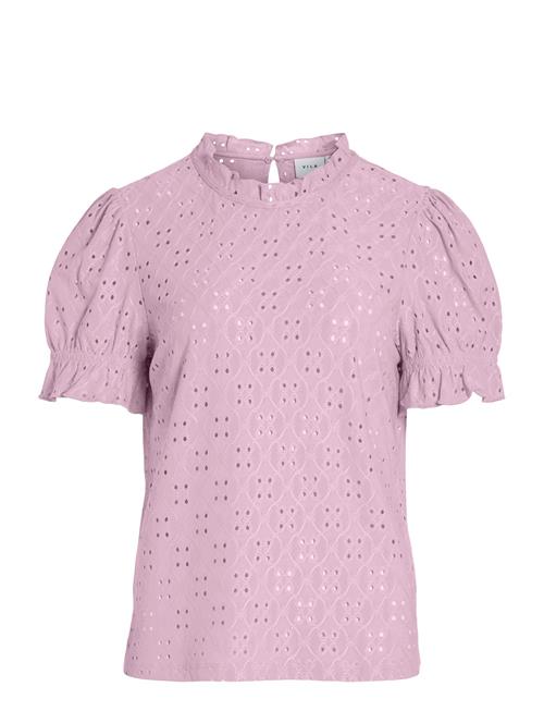 Vila | Vikawa S/S Flounce  Top - Noos | L