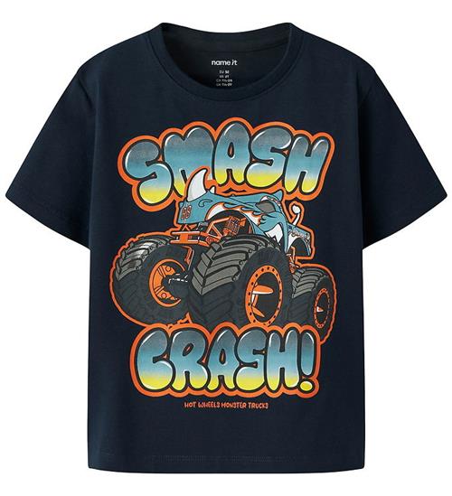 Name It T-shirt - NmmMore - Hot Wheels - Navy Blazer