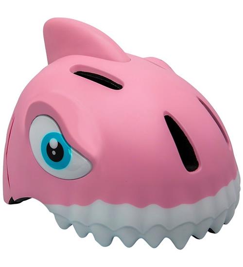 Crazy Safety Cykelhjelm - Shark - S - Pink