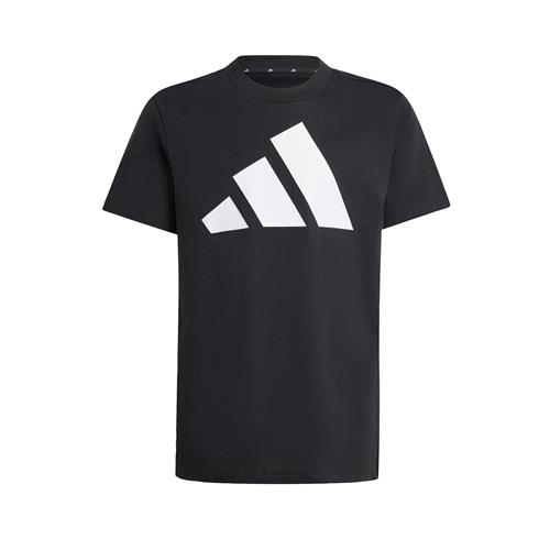 ADIDAS SPORTSWEAR Shirts 'Essentials'  sort / hvid
