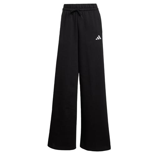 ADIDAS SPORTSWEAR Sportsbukser '3-Stripes Fleece Wide'  sort / hvid