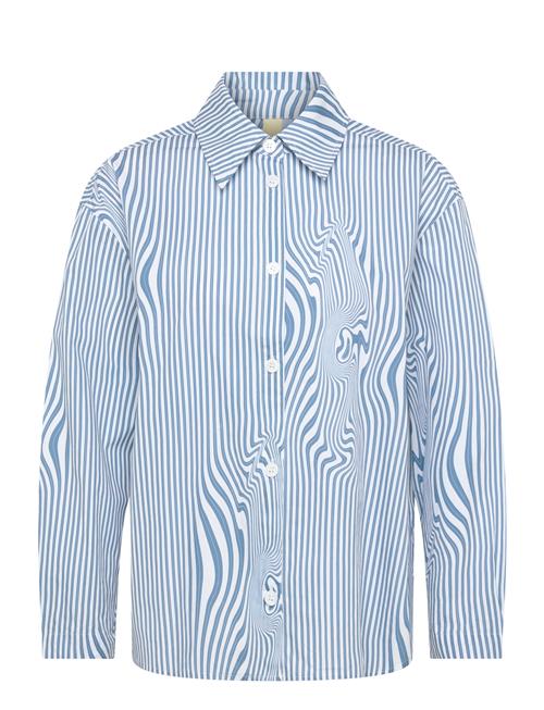Brixtol Textiles | Stella Dark Navy White Stripe | XS