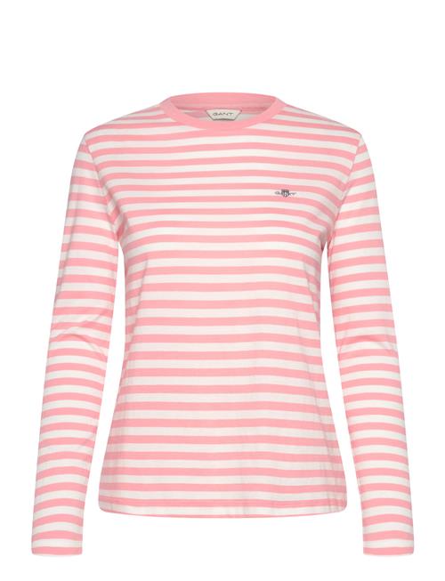 Gant | Reg Striped Shield Ls T-Shirt | S