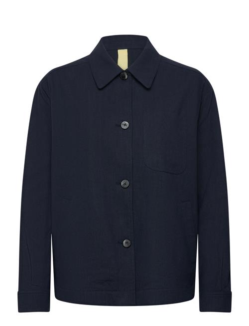 Brixtol Textiles | Ally Linen Dark Navy | XS