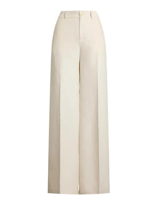 Lauren Ralph Lauren | Linen-Blend Twill Wide-Leg Pant | 38