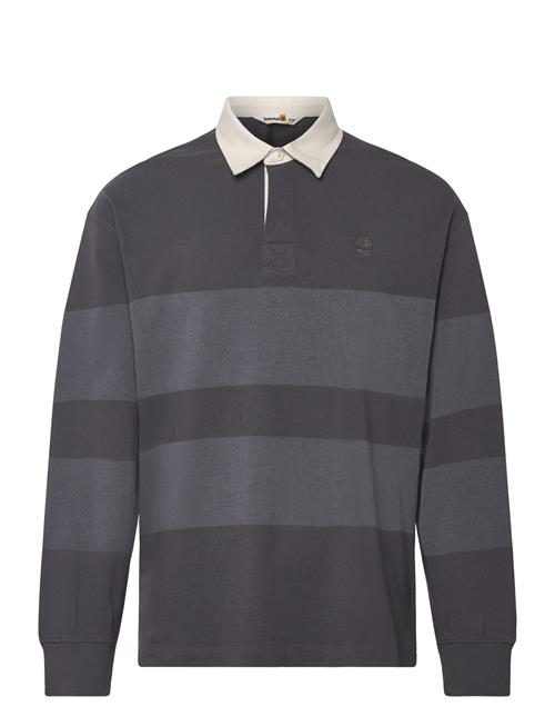 Timberland | Ls Striped Rugby Polo Blackened Pearl | XXL