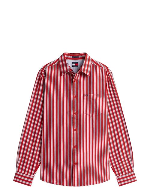 Tommy Jeans | Tjm Rlx Stripe Twill Shirt | XXL