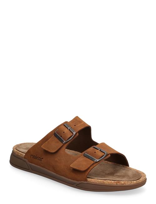 Rieker | Rieker Mens Sandals 27090-22 Brown | 46