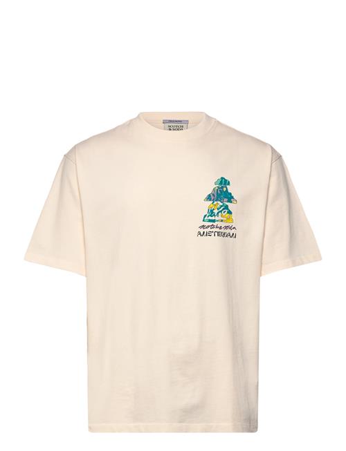 Scotch & Soda | Loose Fit Front And Back Artwork T-Shirt | XL