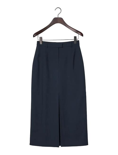 Lexington Clothing | Pinstripe Midi Skirt | L