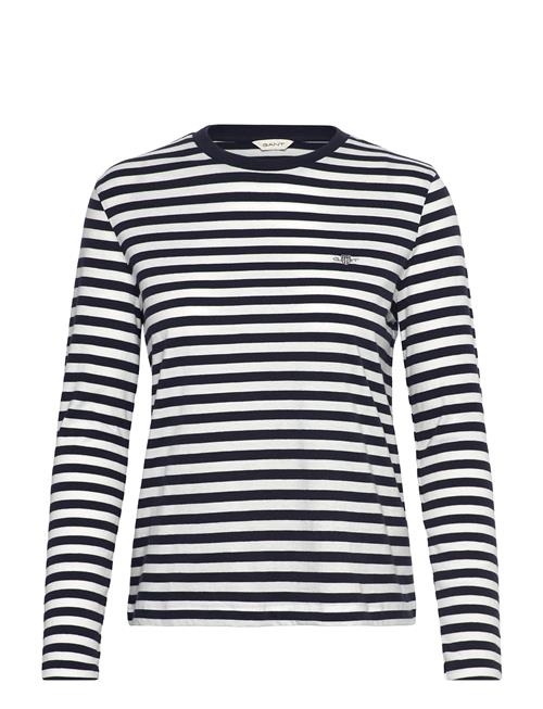 GANT | Reg Striped Shield Ls T-Shirt | XS