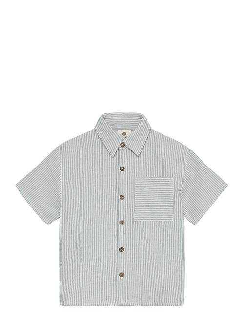 En Fant | Shirt Ss Muslin Stripe | 128