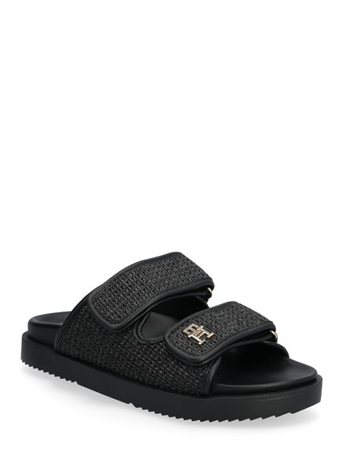 Tommy Hilfiger | Double Strap Raffia Sandal | 36