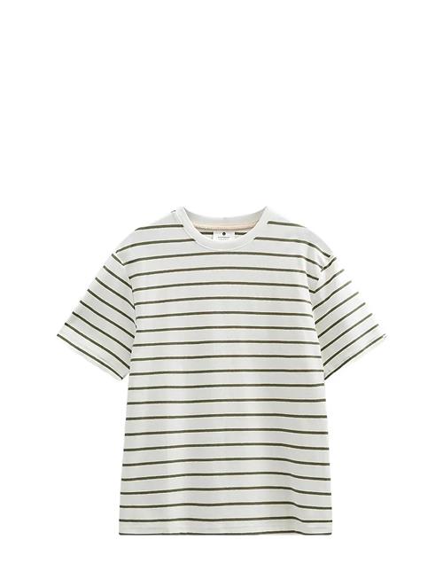 Anerkjendt | Akvillads Structure Stripe Ss Tee | L