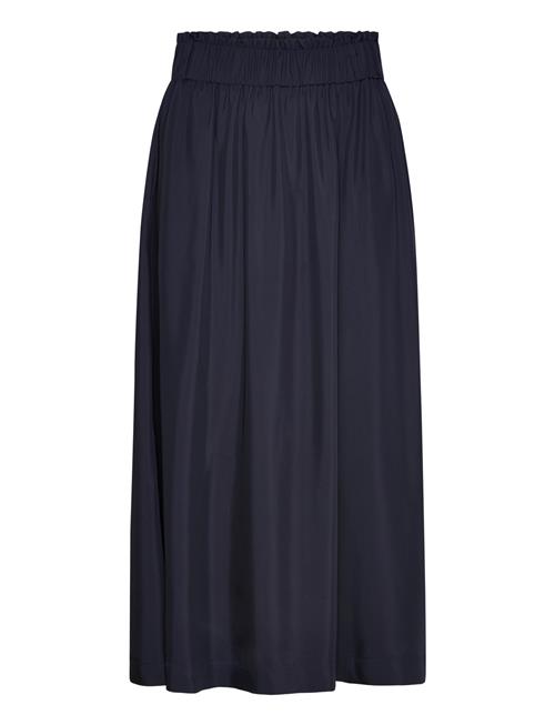 GANT | Fluid Twill Pull-On Midi Skirt | 42
