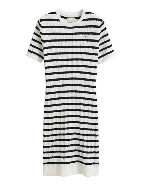 GANT | Stretch Cotton Cable Ss Dress | M