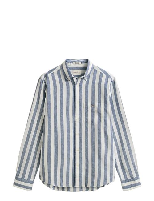 GANT | Reg Cotton Linen Stripe Shirt | XXXL