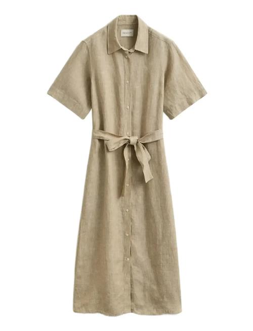 GANT | Linen Ss Shirt Dress | 34