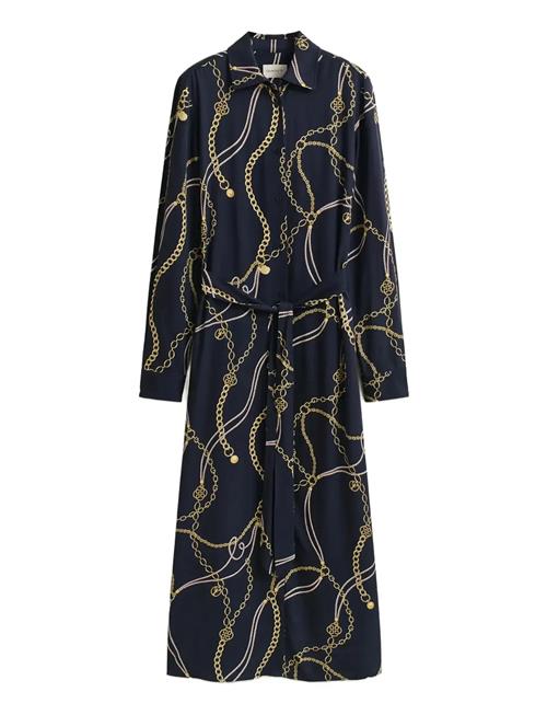 GANT | Printed Fluid Ls Shirt Dress | 42