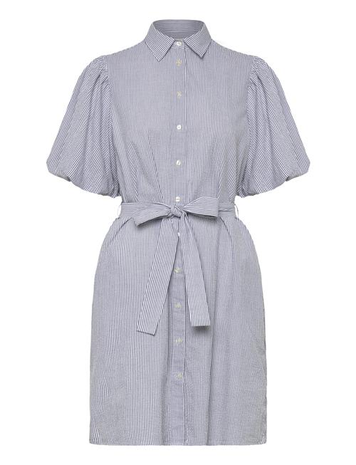 GANT | Seersucker Puff Sleeve Dress | 40