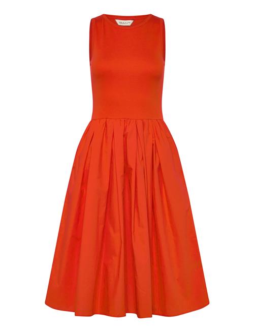 GANT | Jersey Woven Combo Dress | L