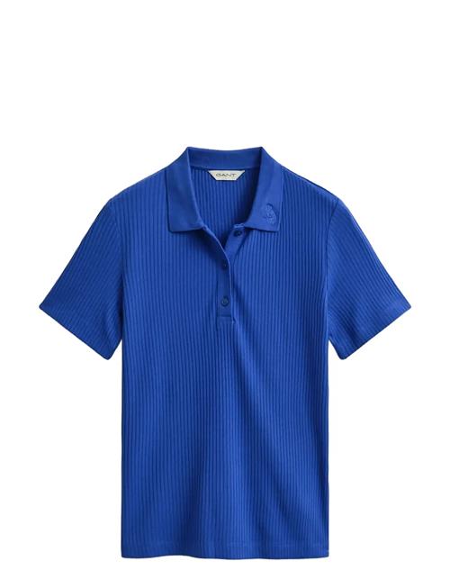 GANT | Slim Ribbed Ss Polo | S