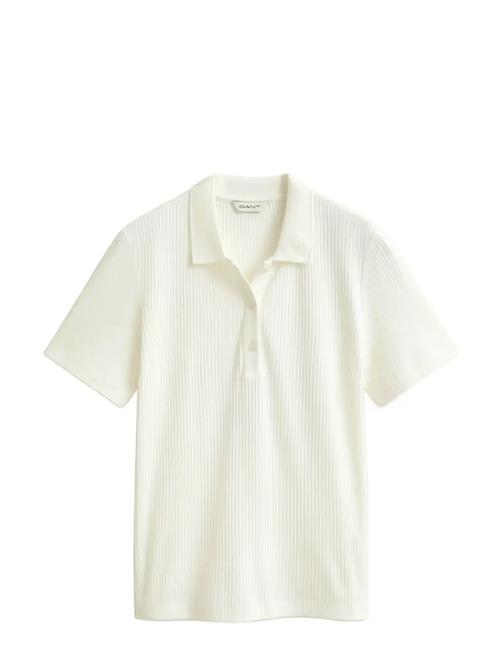 GANT | Slim Ribbed Ss Polo | XXL