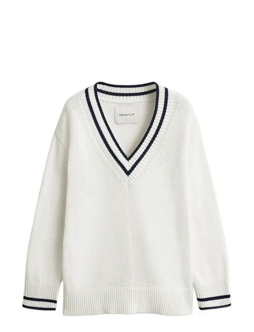 GANT | Contrast Cotton V-Neck | S