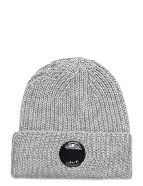 C.P. Company | Logo Ribbed Beanie (Merino) | ONE SIZE