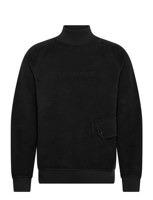 C.P. Company | Reverse Brushed & Emerized Diagonal Fleece Mixed Funnel Neck | XXL