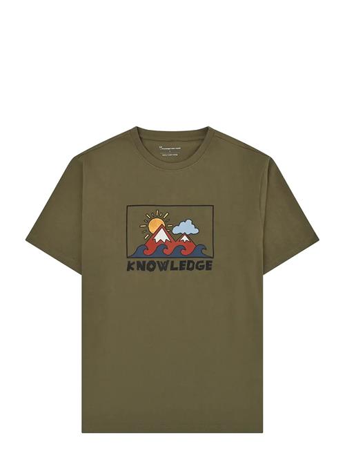 Knowledge Cotton Apparel | Front Print T-Shirt | XXL