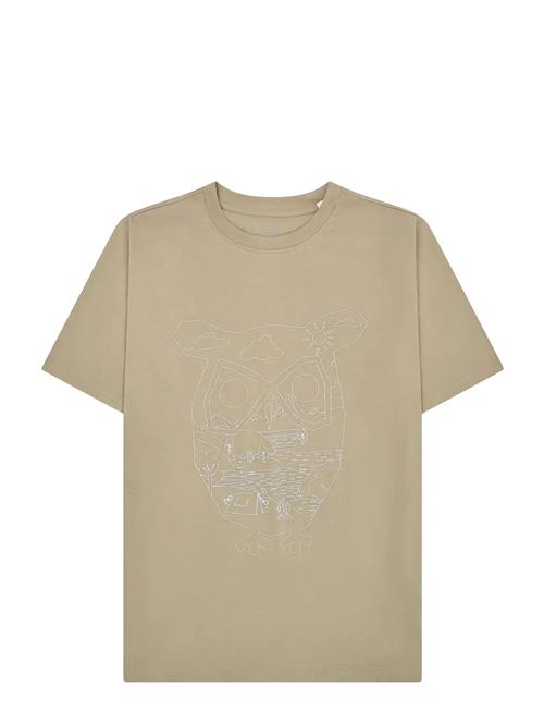 Knowledge Cotton Apparel | Front Print T-Shirt | L