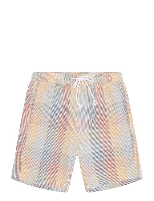 Knowledge Cotton Apparel | Fig Loose Seersucker Shorts | S