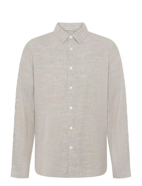 Knowledge Cotton Apparel | Dune Regular Stripe Shirt | L