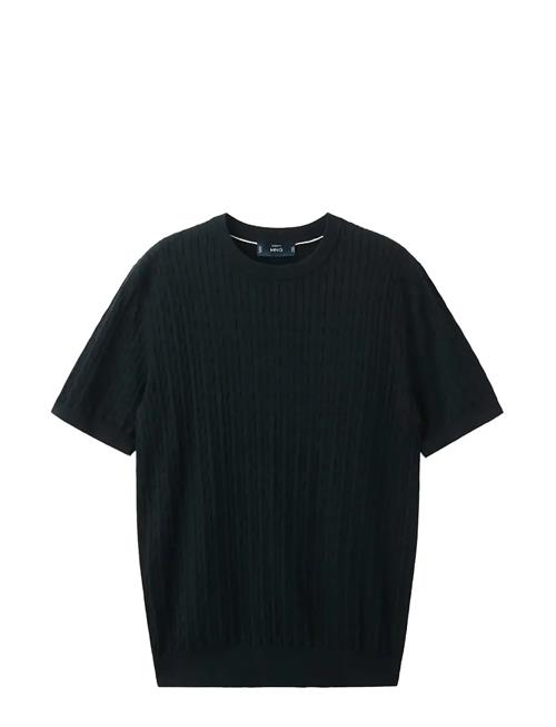 Mango | Cable Knit T-Shirt 100 Cotton | XL