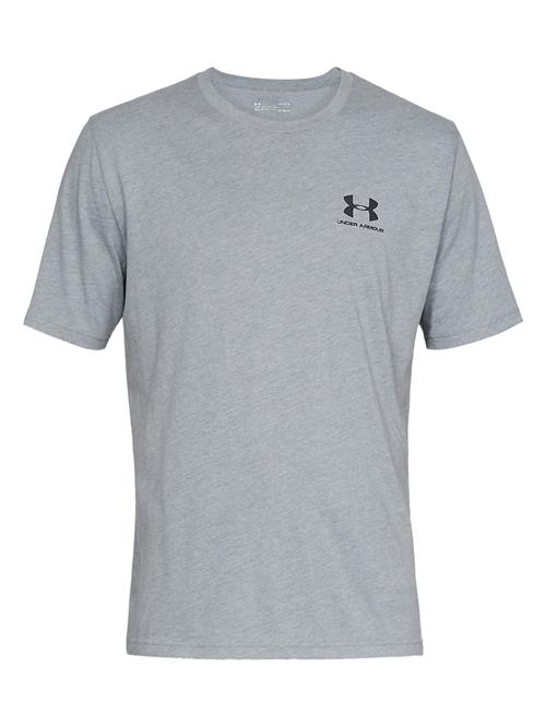 UNDER ARMOUR Bluser & t-shirts  grå-meleret / sort