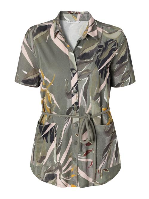TATUUM Bluse 'Savanah'  lysebeige / khaki / oliven / sort