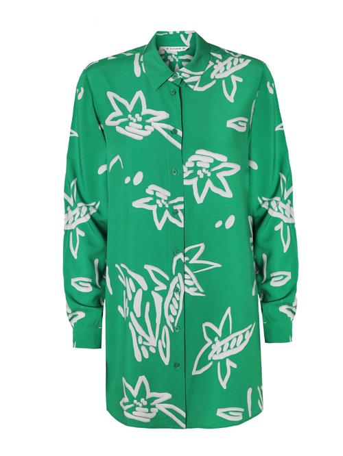 TATUUM Bluse 'Libu'  creme / lysegrå / grøn