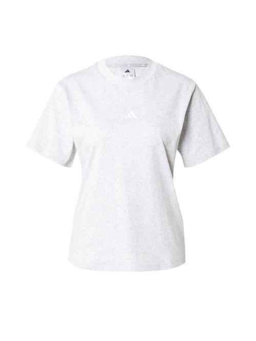 ADIDAS SPORTSWEAR Funktionsbluse 'Essentials Small Logo Cotton'  lysegrå
