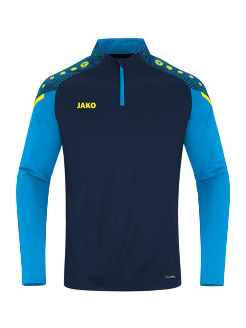 JAKO Funktionsskjorte 'Challenge'  navy / cyanblå / neonblå / gul