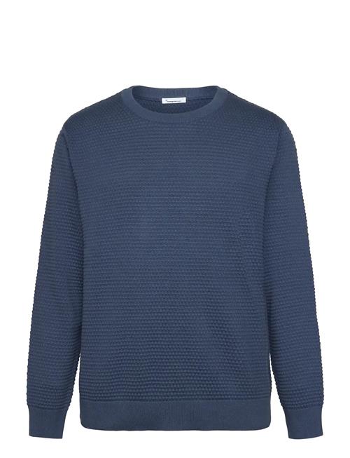 Knowledge Cotton Apparel | Bubble Knit Crew Neck | M