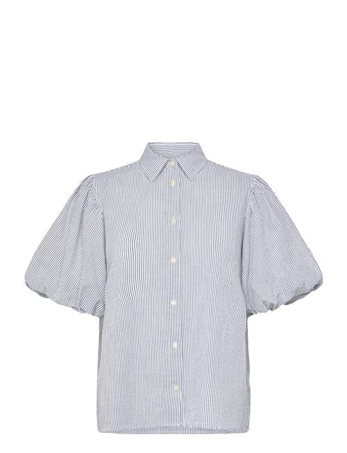 GANT | Seersucker Puff Sleeve Blouse | 36