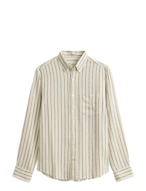 GANT | Reg Linen Viscose Stripe Shirt | M