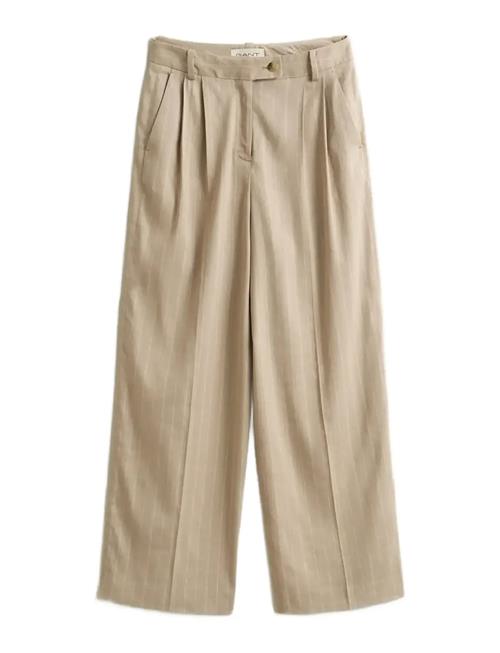 GANT | Pinstripe Linen Blend Pants | 42