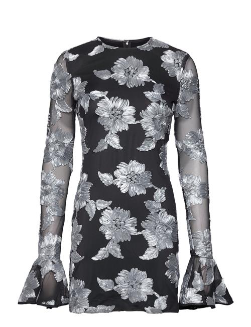 ROTATE | Flower Mesh Ls Mini Dress | 42
