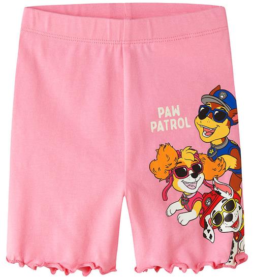Name It Cykelshorts - NmfMiri - Paw Patrol - Pink Drink m. Glimm