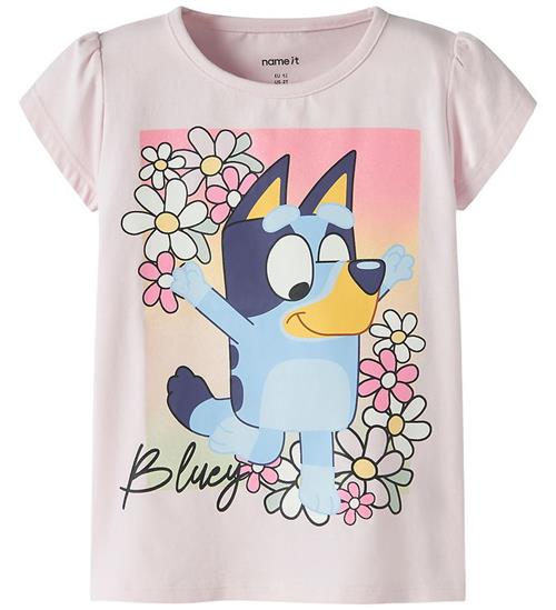 Name It T-shirt - NmfMaka - Bluey - Cradle Pink m. Glimmer
