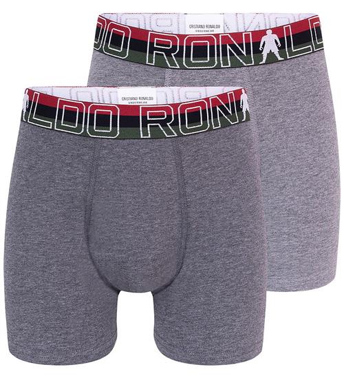 Ronaldo Boxershorts - 2-pak - Gråmeleret