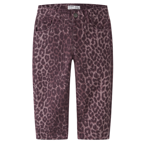 NAME IT Twill Mom Jeans Bella Burgundy Leo