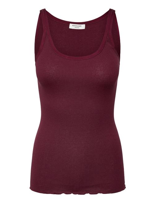 Rosemunde | Rwbelle Silk U-Neck Strap Elastic Top | XS